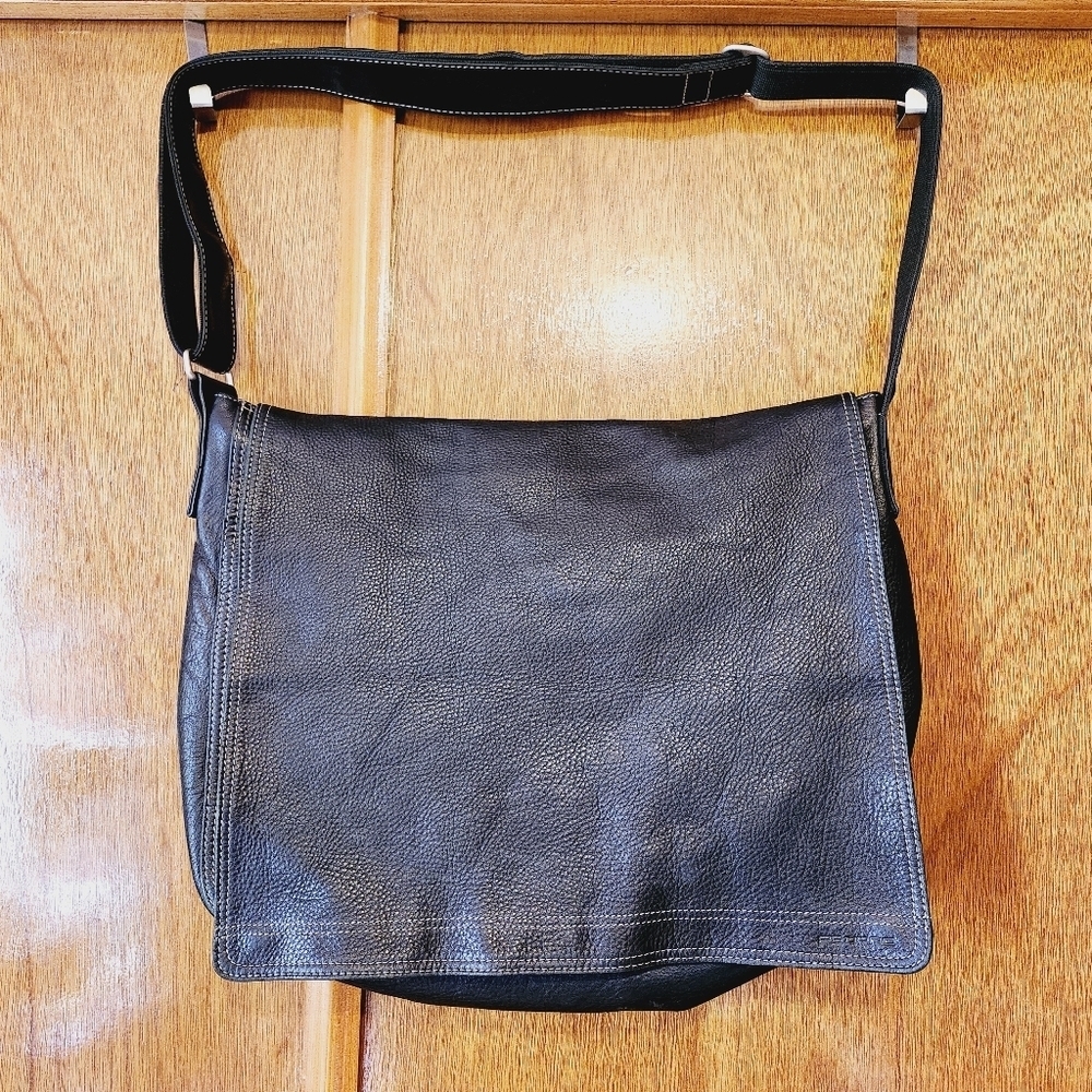 Vintage Pedano Large Genuine Leather Messanger Bag